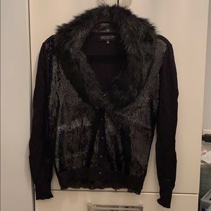 Jones NY sequins cardigan